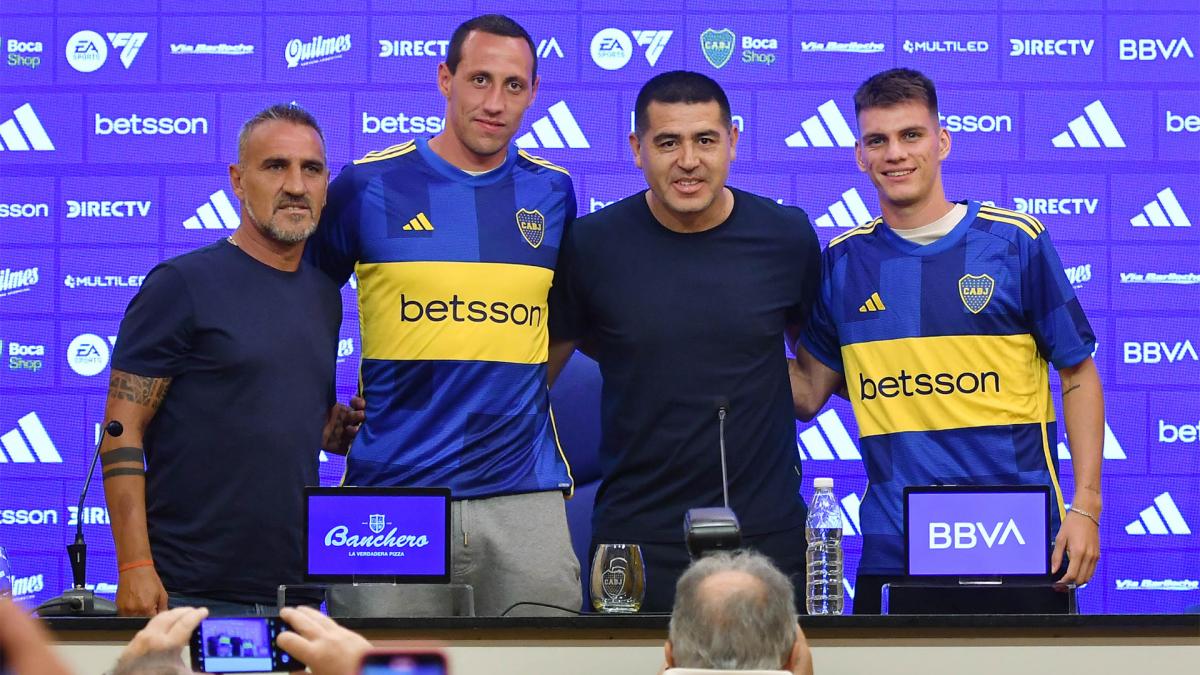 Boca present a sus refuerzos Foto Osvaldo Fanton