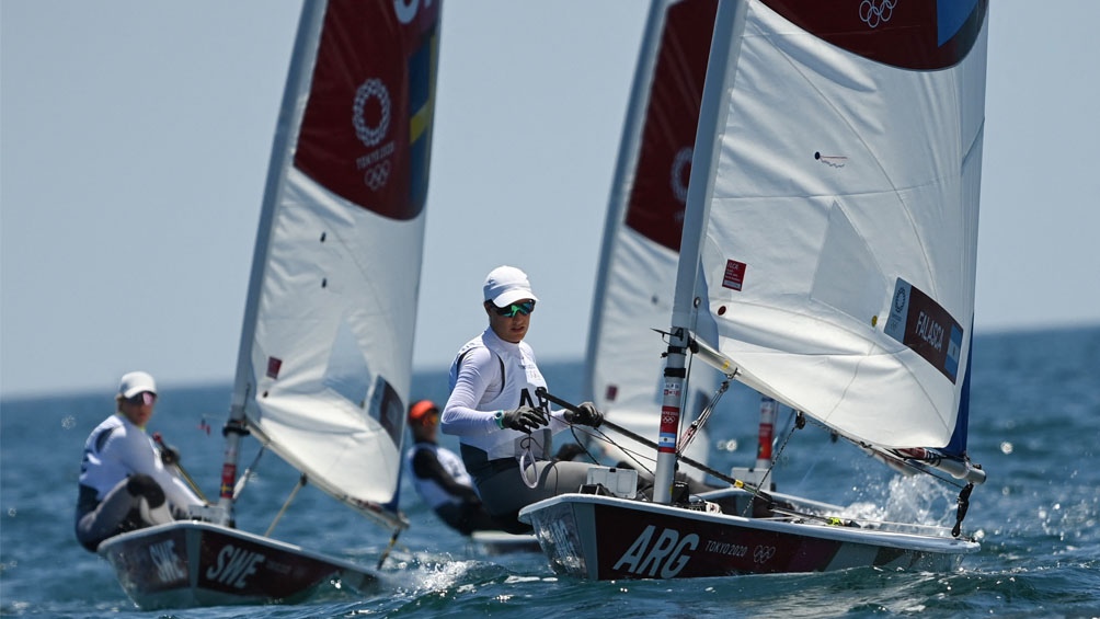 Luca Falasca durante los pasados Juegos Olmpcos en Tokio Foto AFP