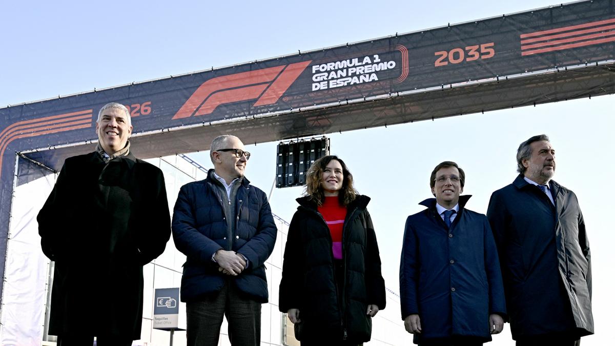 Presentacin de la F1 en Madrid Foto AFP