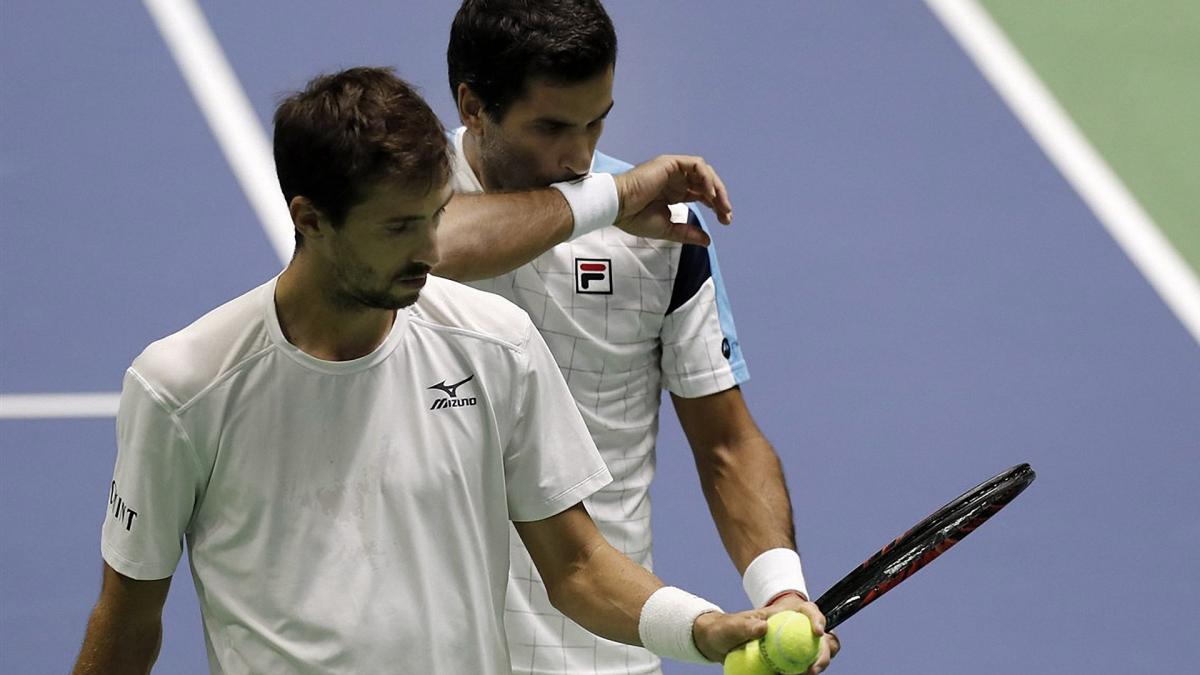 Mximo Gonzlez y Andrs Molteni quieren llegar a las semifinales en dobles en el Abierto de Australia Foto archivo 