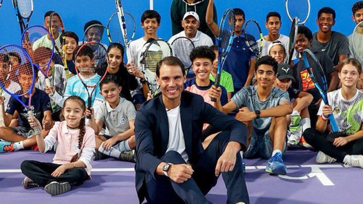 Nadal embajador en Arabia Foto XRafaelNadal