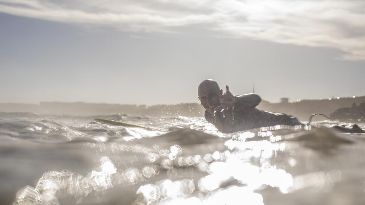 Aguerre el argentino que logr que el surf sea olmpico decidi competir y se llev la serie de Legends Foto Prensa Alfredo Lapadula y Pablo Franco