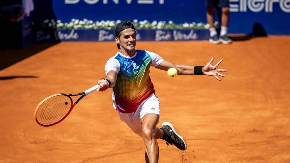 El tenista rosarino Federico Coria avanz a los octavos de final del ATP 250 de Santiago de Chile Foto XArgentinaOpen