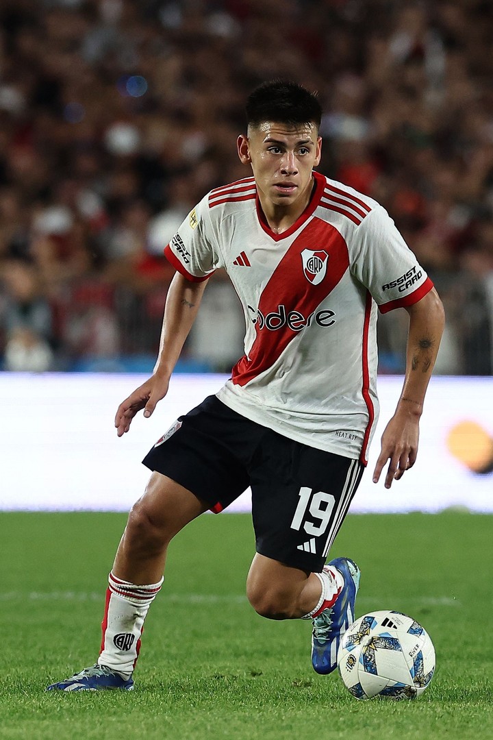 El Diablito juega sus últimos meses en River, antes de marcharse al Manchester City.
Foto: AFP
AFP)