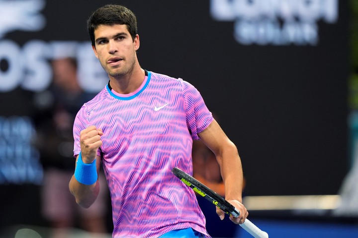 Alcaraz busca seguir de racha tras ganar Indian Wells y va por otro Masters 1000. Foto: AP Photo/Wilfredo Lee.