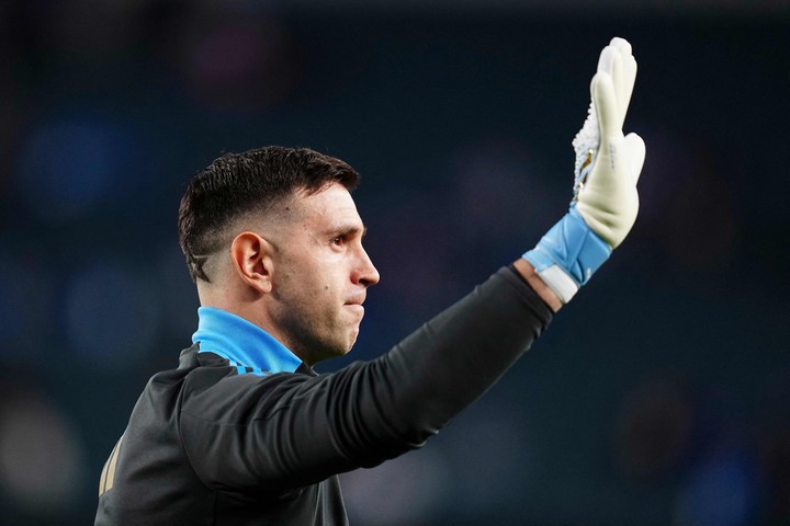 Emiliano Martínez, indiscutido en la Selección. Foto: AFP