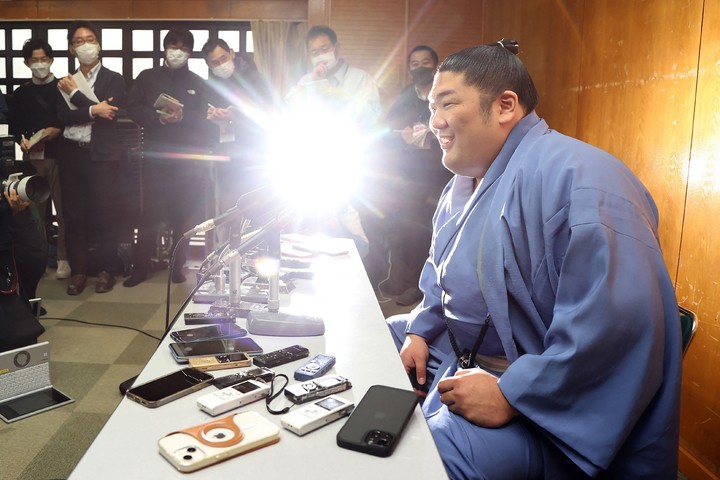 Una celebridad: Takerufuji rompió un récord de 110 años.
Foto: AFP