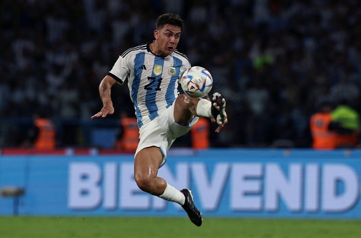 Paulo Dybala suma 38 partidos con la camiseta del seleccionado argentino. Foto: Alejandro Pagni / AFP.