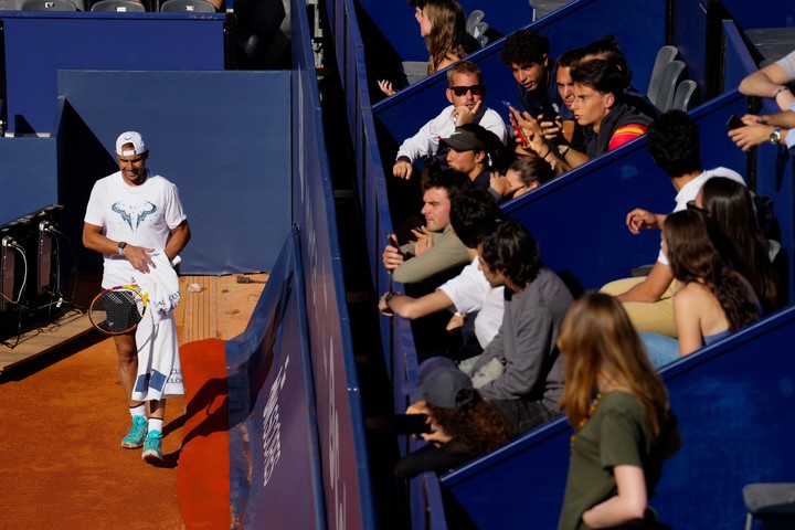 Nadal no juega desde enero, cuando sufrió una lesión muscular. EFE/ Enric Fontcuberta.