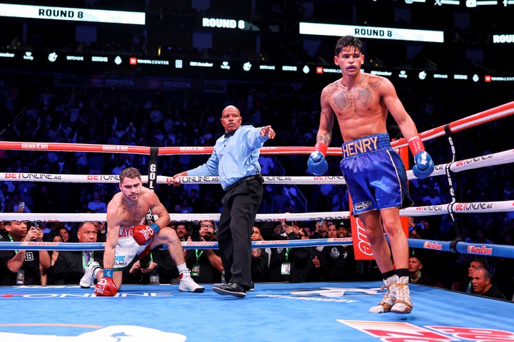 En su último combate, Ryan García derrotó al mexicano Oscar Duarte. Foto: Golden Boy Promotions.