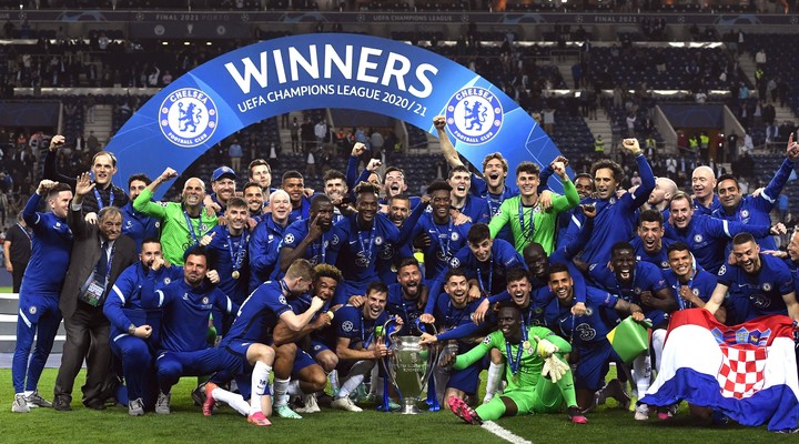 Chelsea campeón de la UEFA Champions League 2021. Foto: EFE/EPA/Pierre-Philippe Marcou 