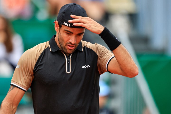 "Realmente me costaba salir de la cama a la mañana", contó Berrettini. Foto Valery HACHE / AFP