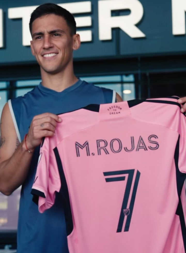 El nuevo '7': Inter Miami presentó a Matías Rojas como nuevo jugador. Foto: Captura video Inter Miami.