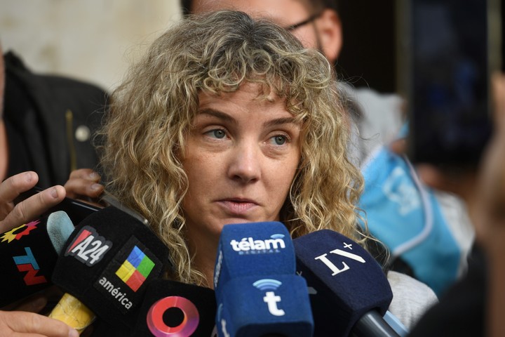 Florencia Marco rompió el silencio a un día del juicio contra Martínez (Telam).