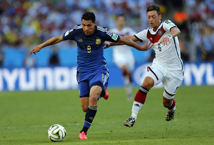 Enzo Pérez disputó los Mundiales de Brasil 2014 y Rusia 2018. Foto: Frank Augstein / AP.