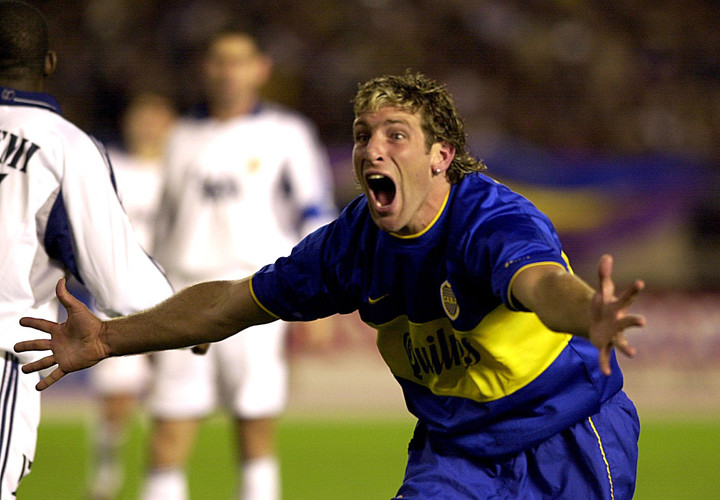 Martín Palermo marcó los dos goles en Tokio. (AP)