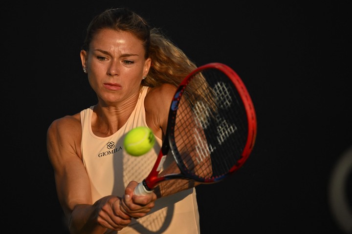 Camila Giorgi jugó por última vez en Miami, en marzo. (AFP)