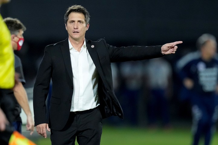 Guillermo Barros Schelotto, ex técnico de Boca. Foto: AP / Jorge Saenz