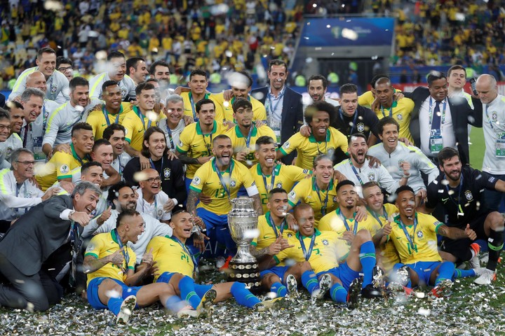 Brasil, campeón de América en 2019. Foto: archivo. 