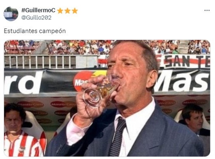 Los memes de Estudiantes campeón.