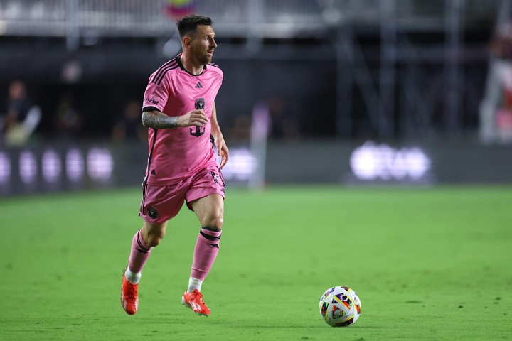 Lionel Messi y una noche para la historia en la MLS. Foto: AFP.