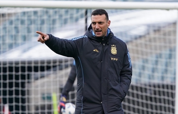 Lionel Scaloni, el DT de la Selección Argentina.