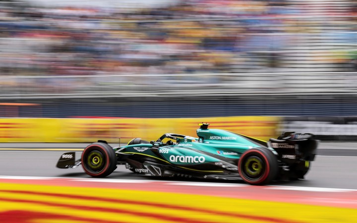 Fernando Alonso hizo el mejor tiempo del día. Foto Christinne Muschi/The Canadian Press via AP