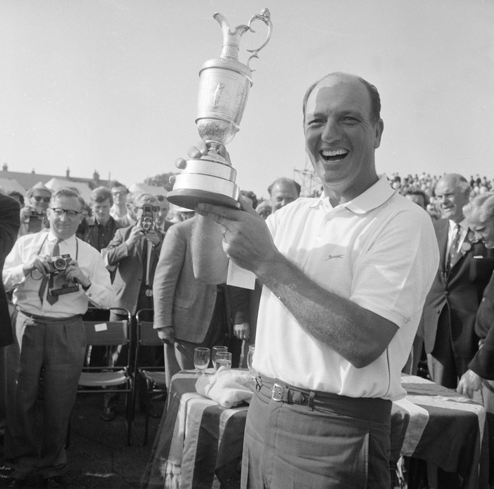 Roberto De Vicenzo, campeón del Abierto de Británico en 1967.
Foto AP