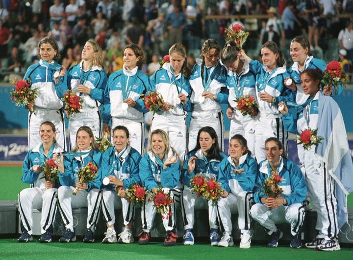 Medalla de plata en Sídney 2000. Foto: archivo.