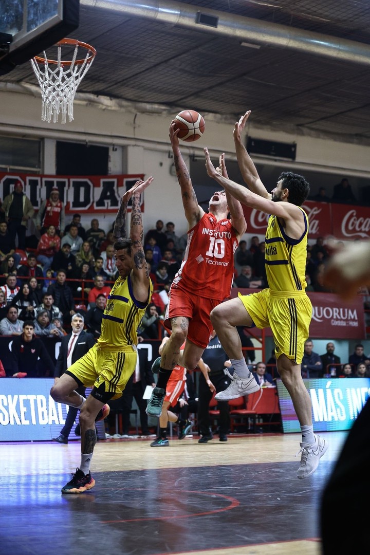 El uruguayo Nicola Pomoli es el máximo anotador de Instituto en la serie final de la Liga. Foto: Prensa Instituto Atlético Central Córdoba.