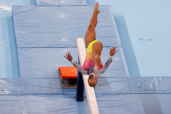 La gimnasia olímpica en el París Bercy.