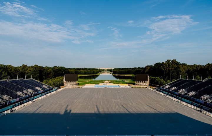 La actividad ecuestre aguarda por su debut en el Palacio de Versalles. Foto: Captura X