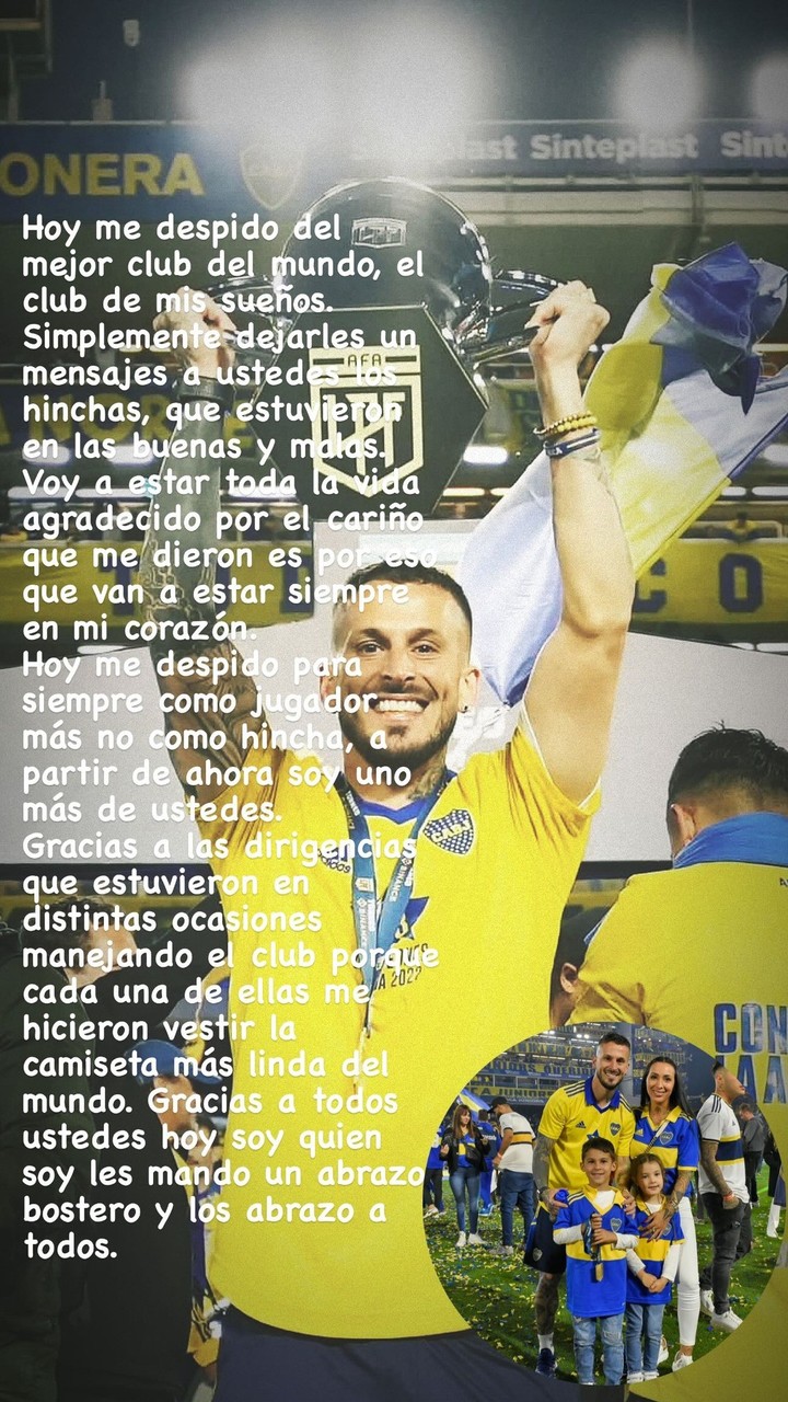 La despedida de Benedetto de los hinchas de Boca.