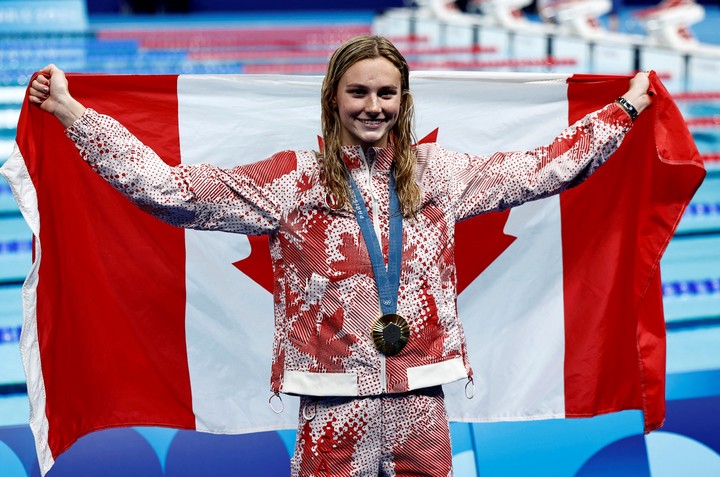 Summer McIntosh, la joya canadiense de 17 años.
Foto Reuters