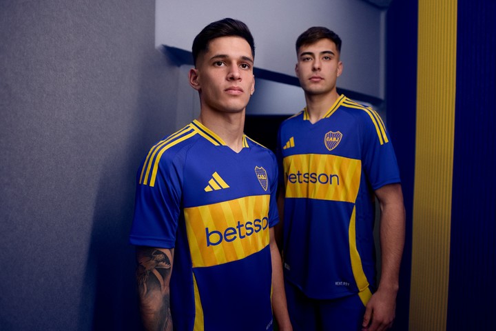 Boca estrena su camiseta contra Cruzeiro. Foto: adidas.