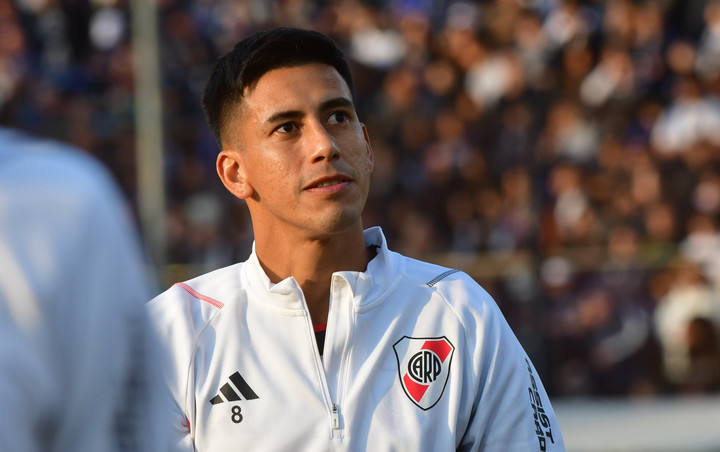 Maxi Meza, una de las caras nuevas del River de Gallardo. Foto: Marcelo Carroll