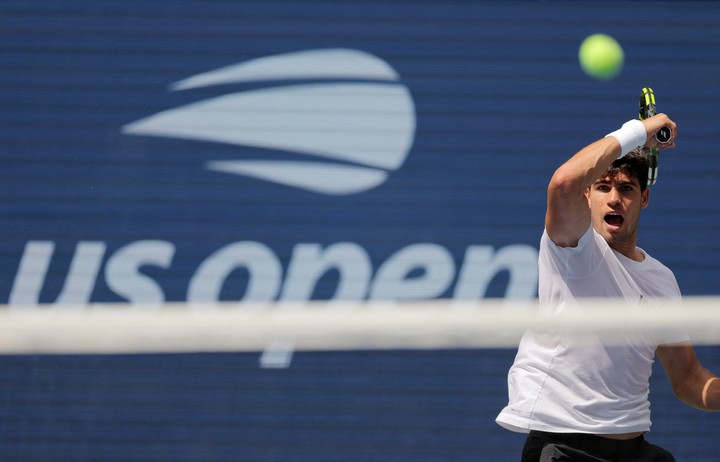 Carlos Alcaraz, en el US Open.
Foto Reuters