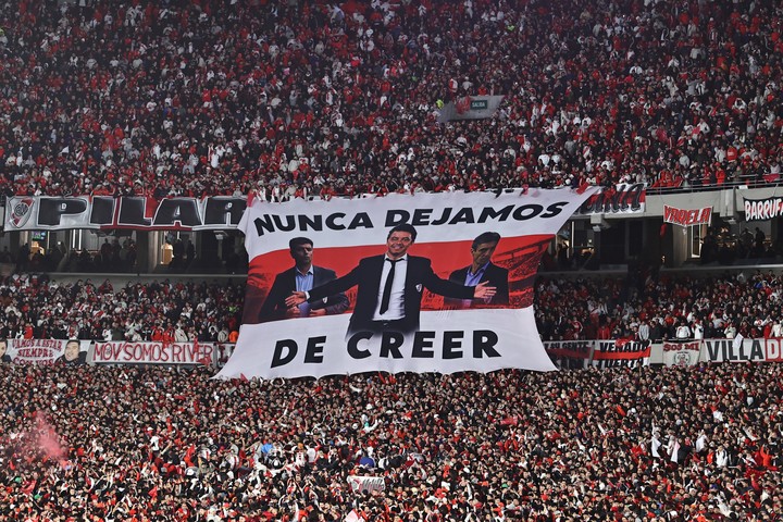 Marcelo Gallardo le cambió el humor a los hinchas de River. Foto: EFE/Juan Ignacio Roncoroni