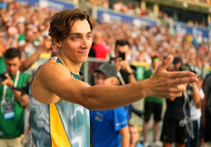 Armand Duplantis, el joven maravilla del atletismo.
Foto Reuters