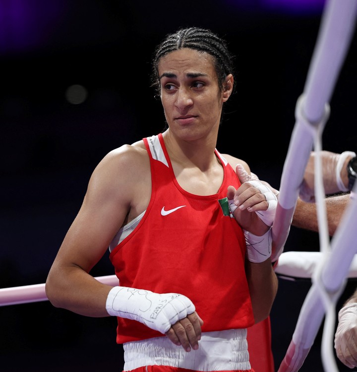 Imane Khelif, una de las presencias más polémicas en París 2024. Foto: REUTERS/Isabel Infantes.