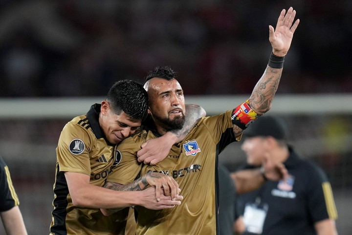 Arturo Vidal, clave en Colo-Colo. Foto: AP / Fernando Vergara