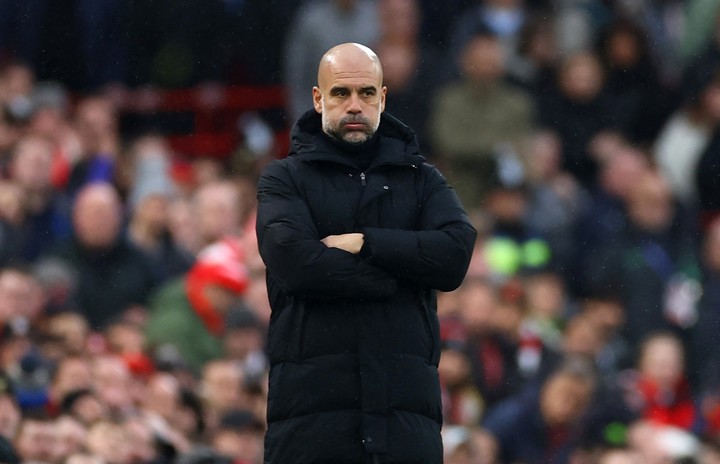 Pep Guardiola, entrenador de Manchester City. Foto: REUTERS/Carl Recine 