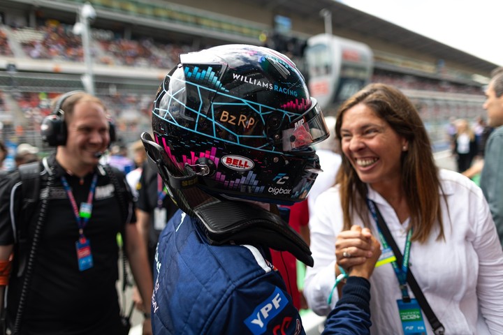 María Catarineu, de Bullet Sports Management, la empresa detrás de Franco Colapinto.