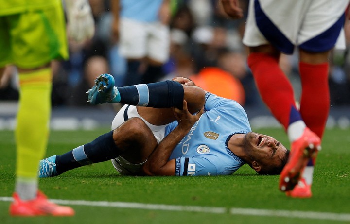 Lesionado. Rodri Hernández. Foto: Reuters