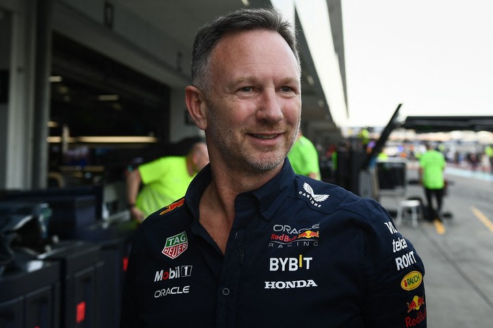 Christian Horner, Jefe de Equipo de Red Bull. (Photo by Toshifumi KITAMURA / AFP)