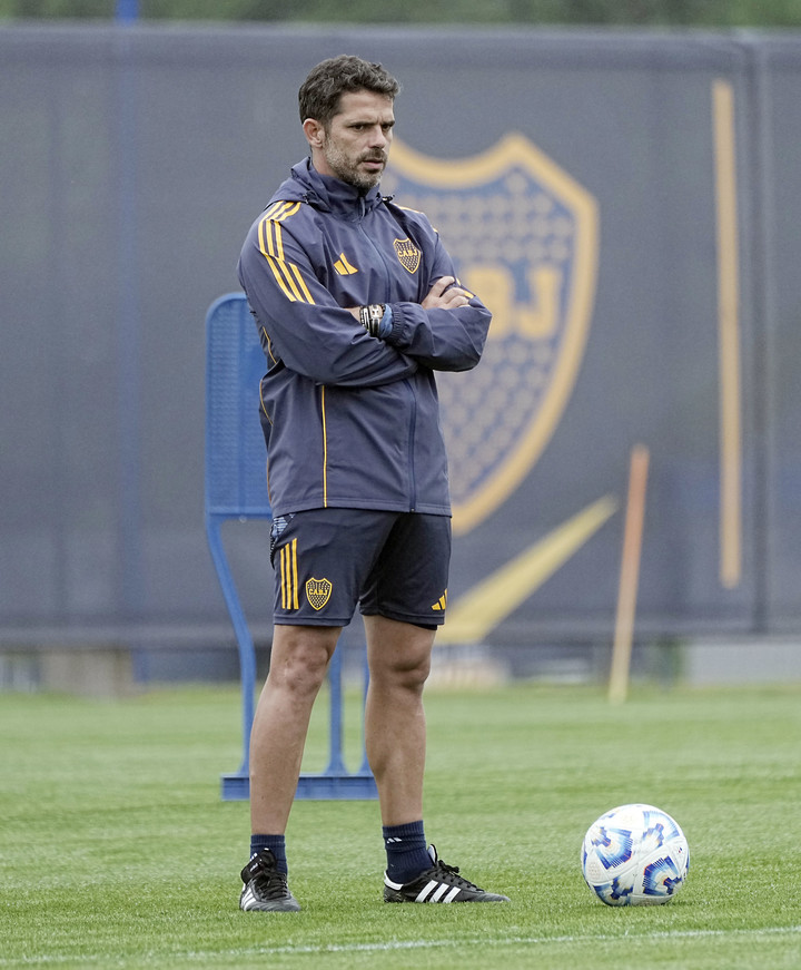 Fernando Gago en el
entrenamiento de Boca Juniors.
Foto: Javier Garcia Martino Prensa CABJ.