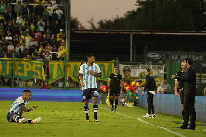 Edwin Cardona y Fernando Gago, una relación que tuvo vaivenes. Foto: Maxi Failla