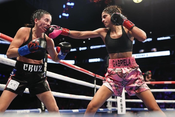 Gabriela Fundora tiene un físico imponente para la categoría mosca. Foto: Golden Boy Promotions.