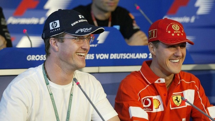 Ralf había saltado para defender a Mick, el hijo de su hermano Michael Schumacher.