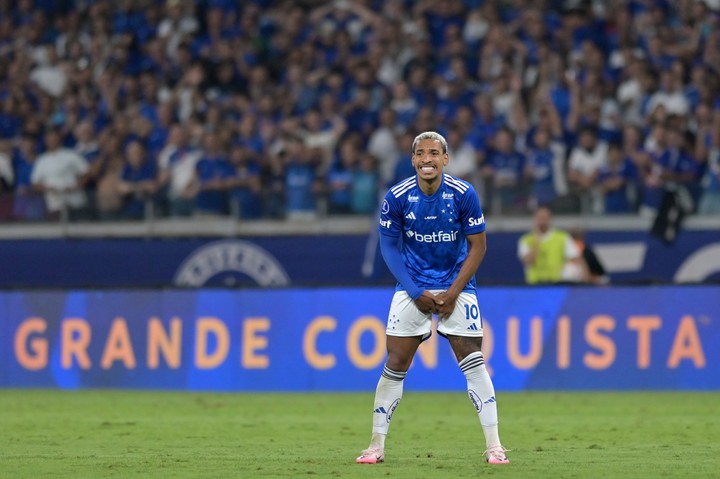 Matheus Pereira, la gran figura de Cruzeiro esta temporada. Foto: Yuri Edmundo / EFE.